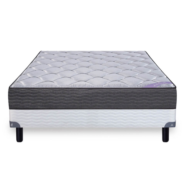 Conjunto sommier Pyxis 140×190 – Espuma densidad media.