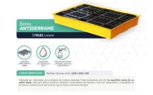 Batea antiderrame - SP0181 Liviano