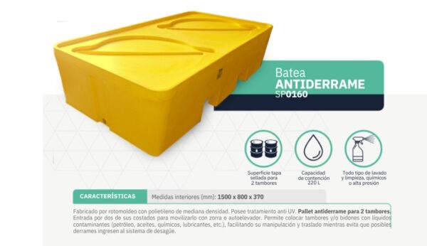 Batea antiderrame - SP0160