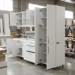 Muebles para baño.