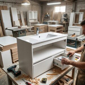 Muebles para baño.